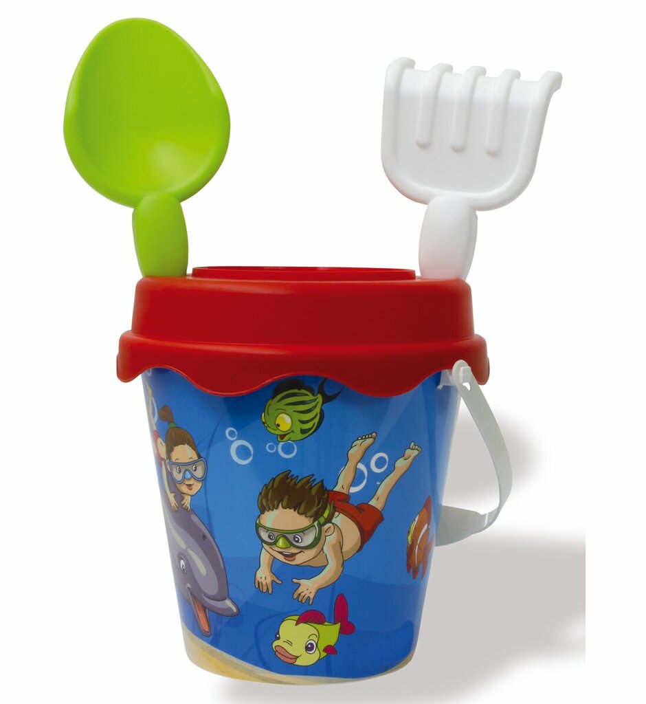 Sandkastenset mit Schubkarre 6tlg. rot