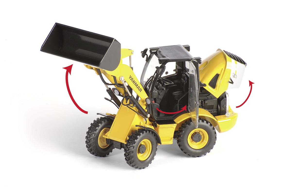 Yanmar V8 Radlader Modell von ROS 1:32