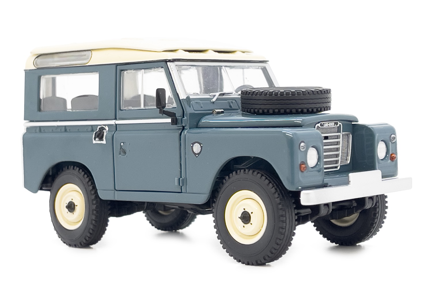 Land Rover Serie III 88 Safaridach marineblau Modell von MarGe Models 1:32