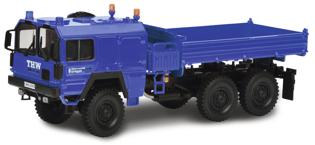 MAN 7t gl KAT I Lkw THW Modell von Schuco 1:87