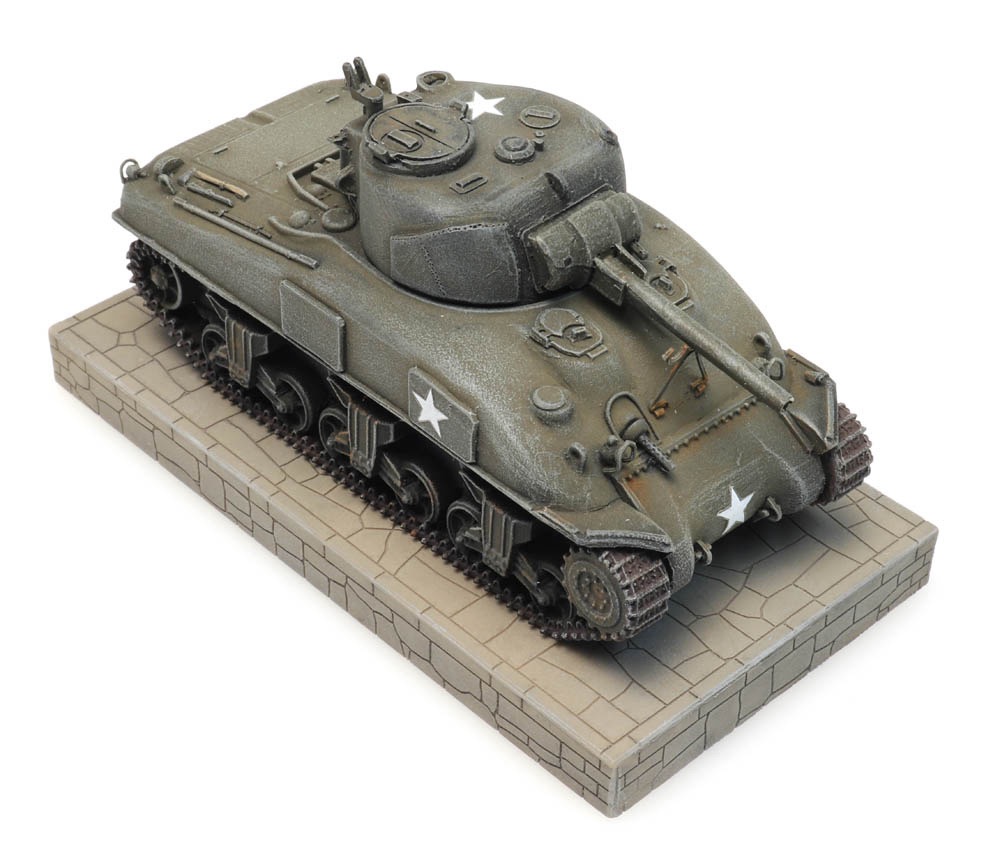 Sherman M4A1 Denkmal Modell von Artitec 1:87