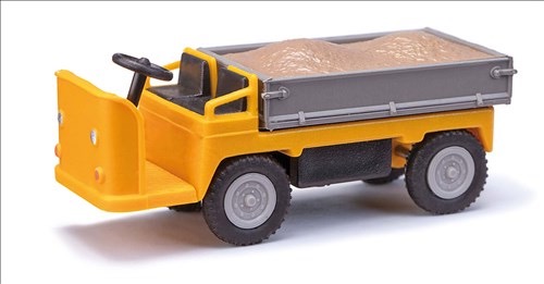 E-Karre Balkancar mit Kiesladung Bj. 1969 orange Modell von  1:87