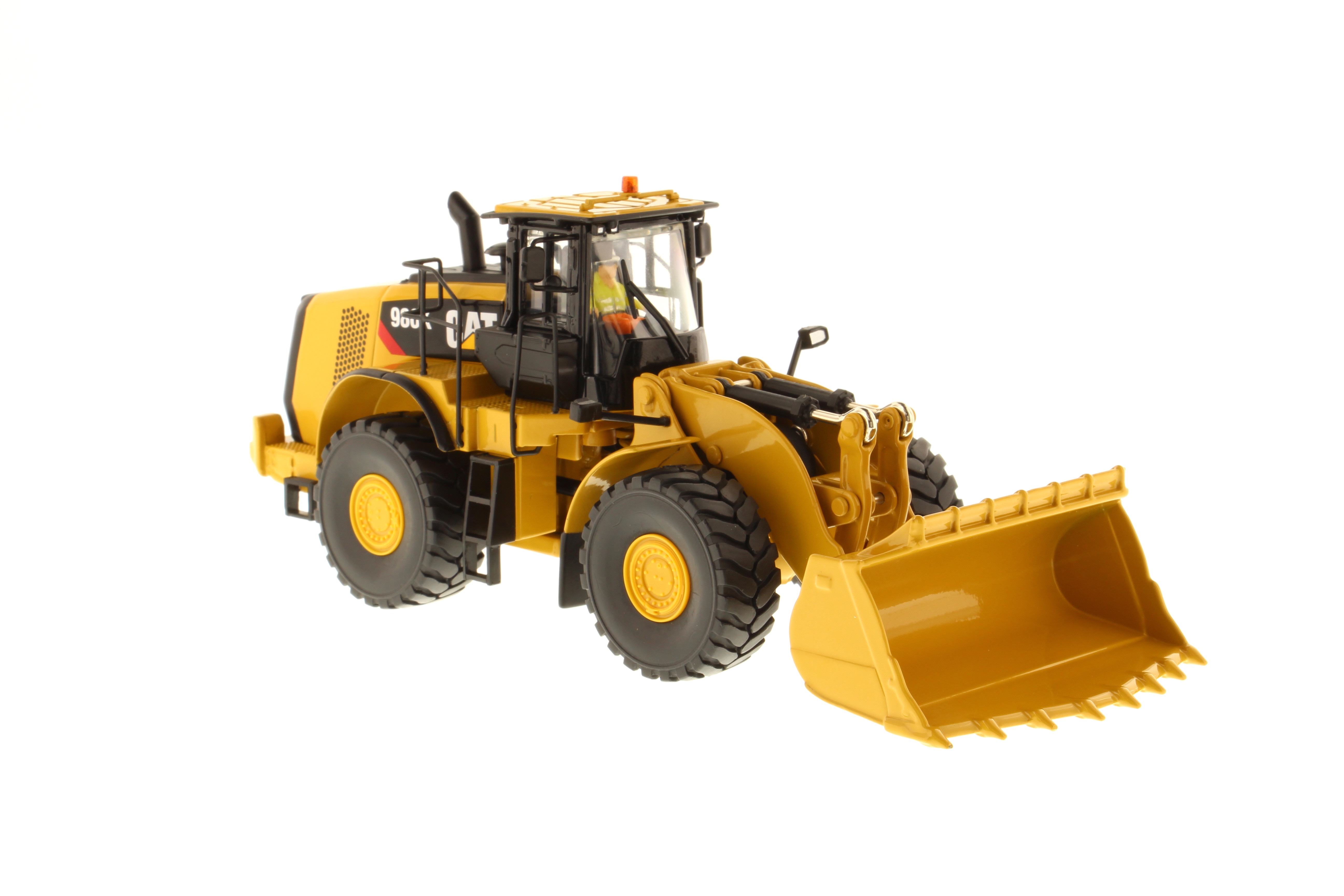 CAT 980K Radlader mit Felsschaufel Modell von DieCast Masters 1:50