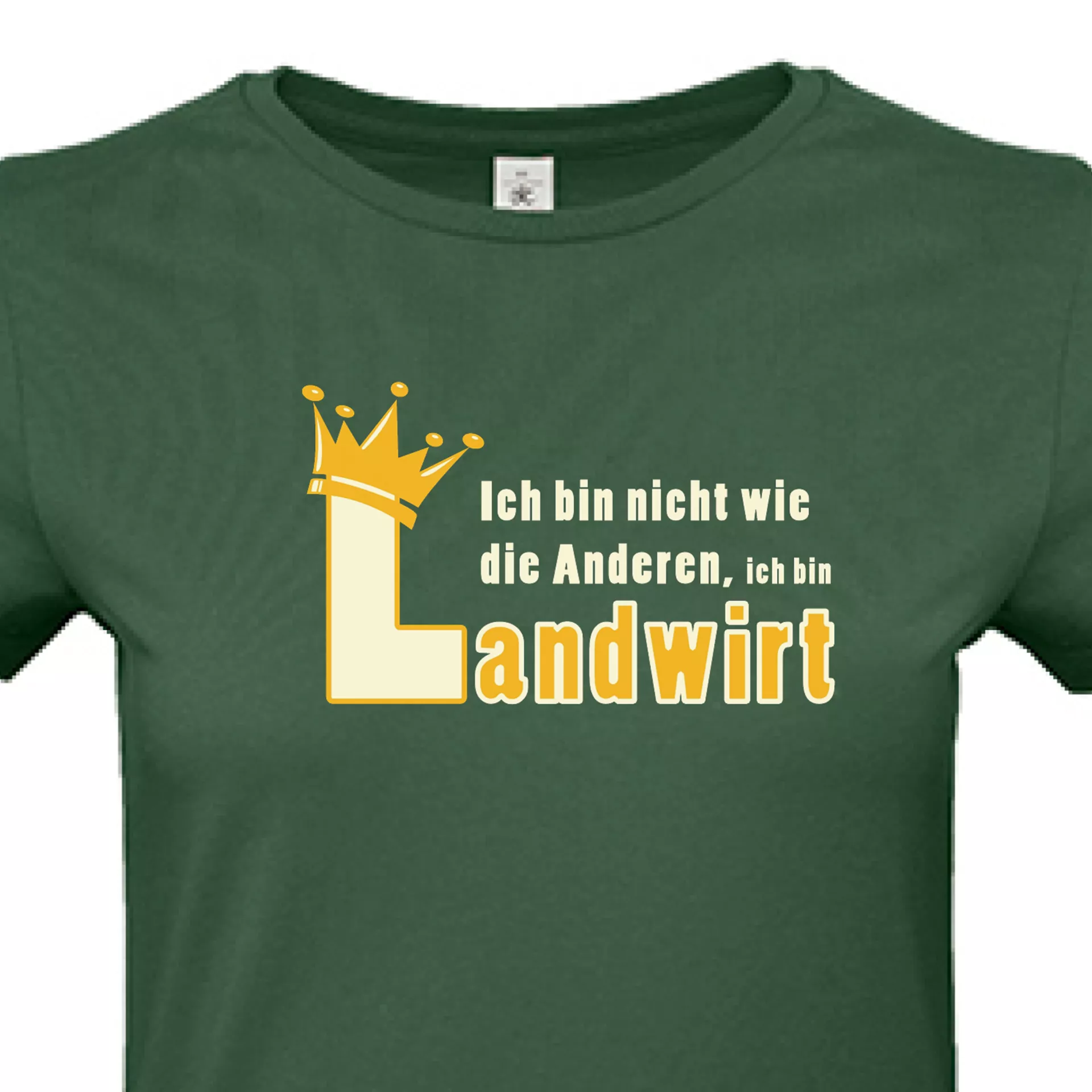 T-Shirt Lady „Ich bin nicht wie die Anderen, ich bin Landwirt“ (grün)