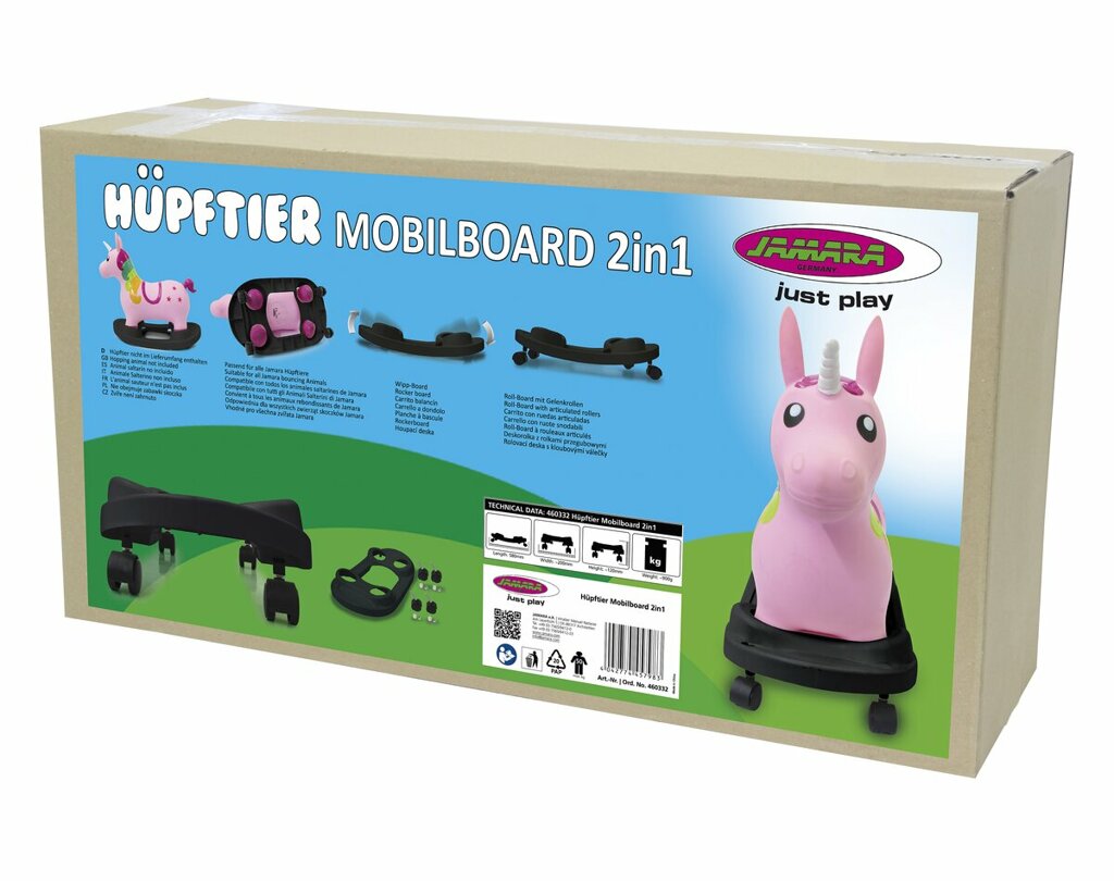 Hüpftier Mobil Board 2in1