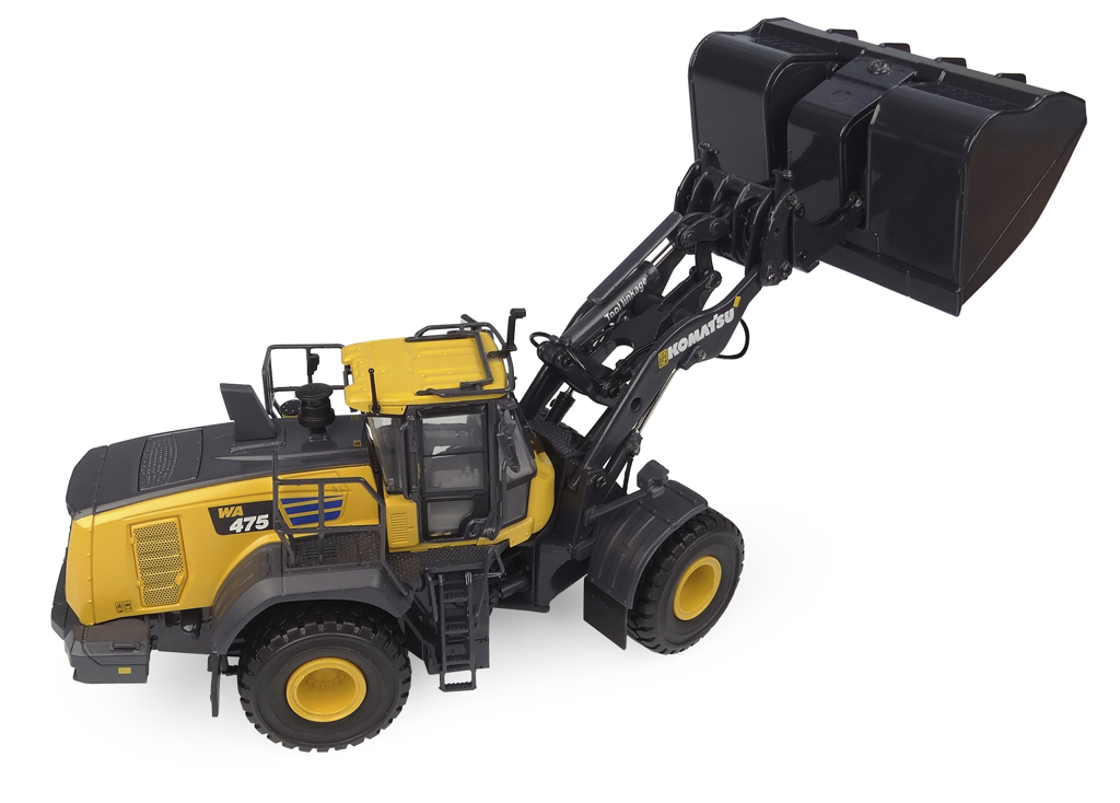 Komatsu WA475-10 mit hoher Kippschaufel Modell von Universal Hobbies 1:50