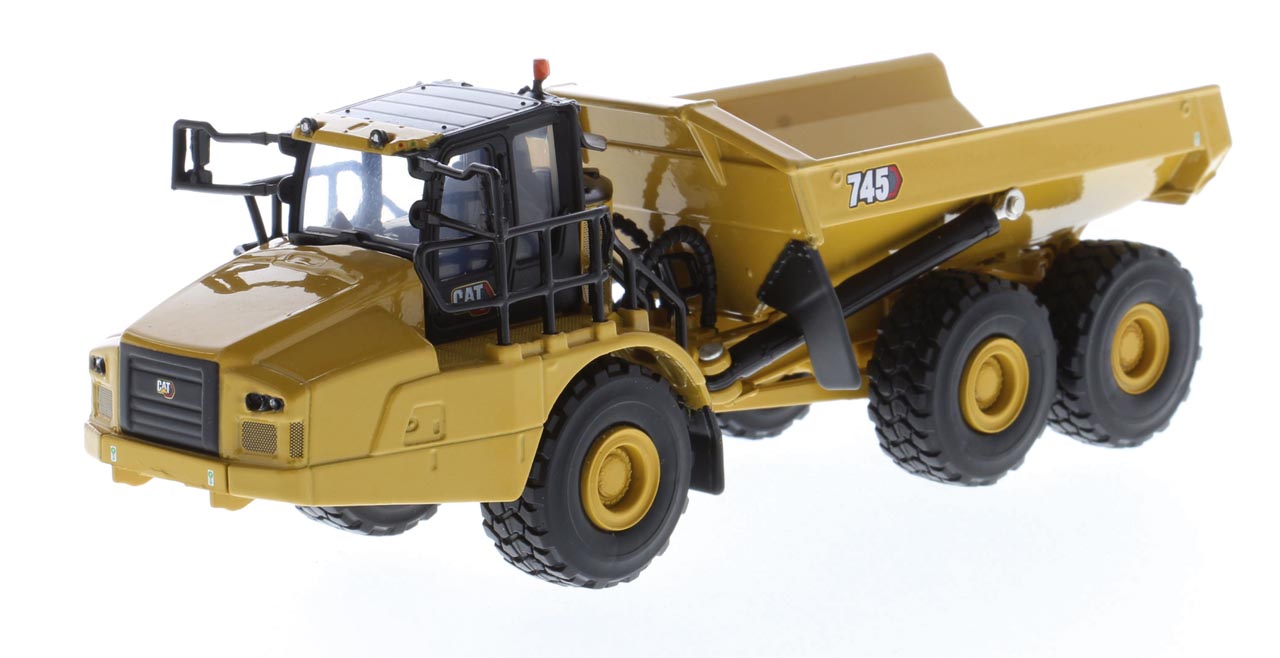 Cat 745 Knickgelenkter Dumper Modell von DieCast Masters 1:64