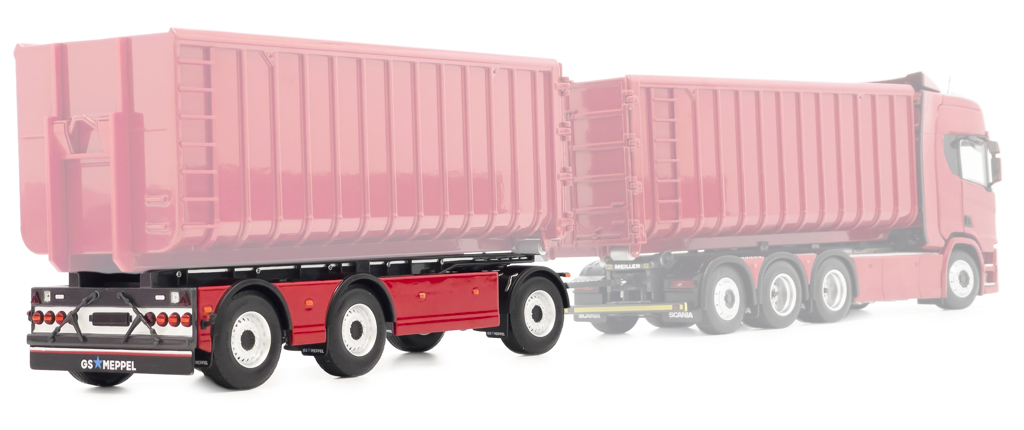 GS Meppel Containertransporter rot Modell von MarGe Models 1:32