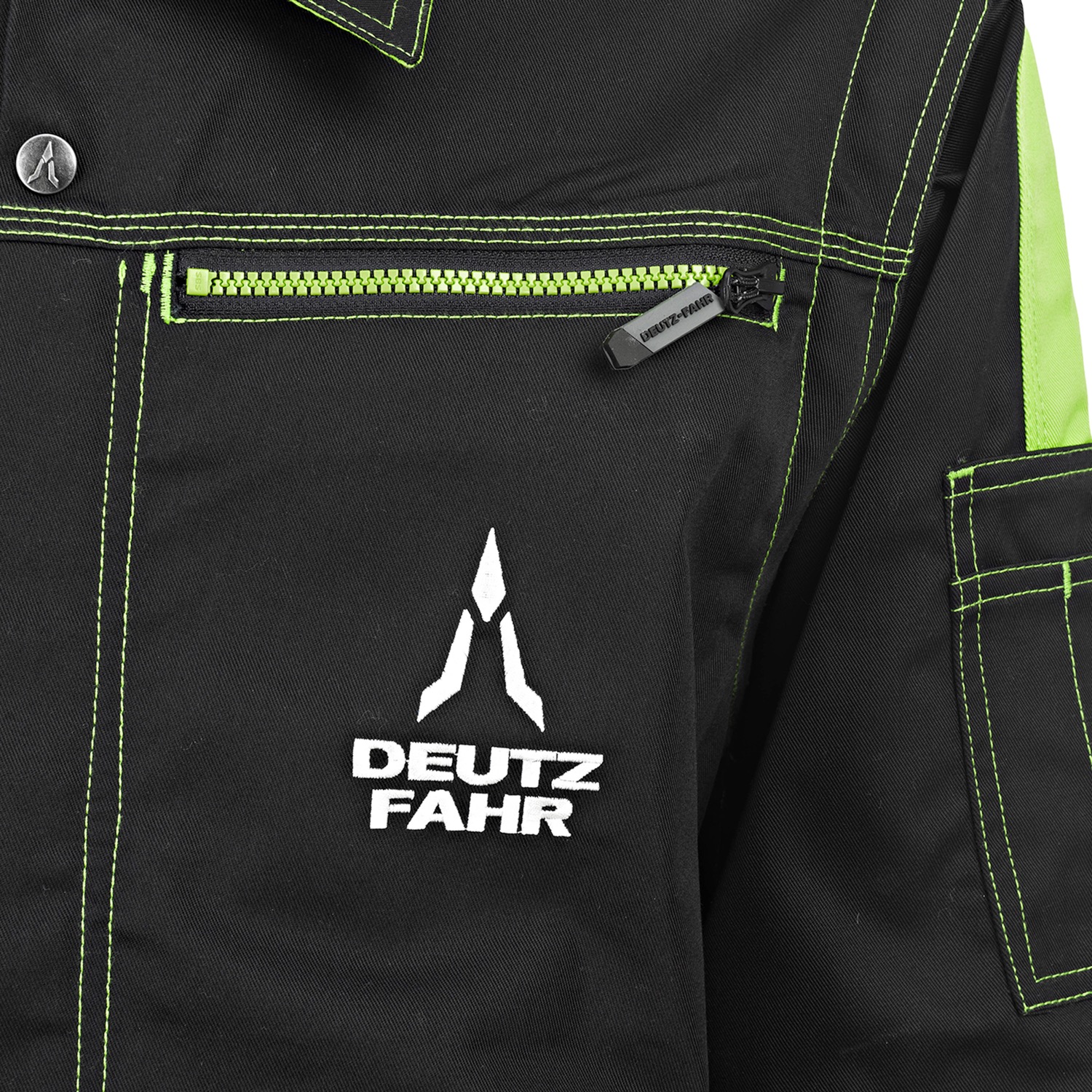 Deutz-Fahr Arbeitsjacke Schwarz-Grün