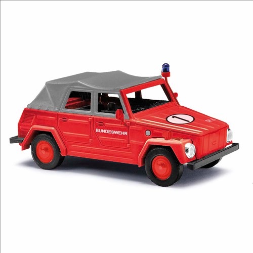 VW 181 Kurierwagen Bundeswehr Feuerwehr  Modell von Busch 1:87