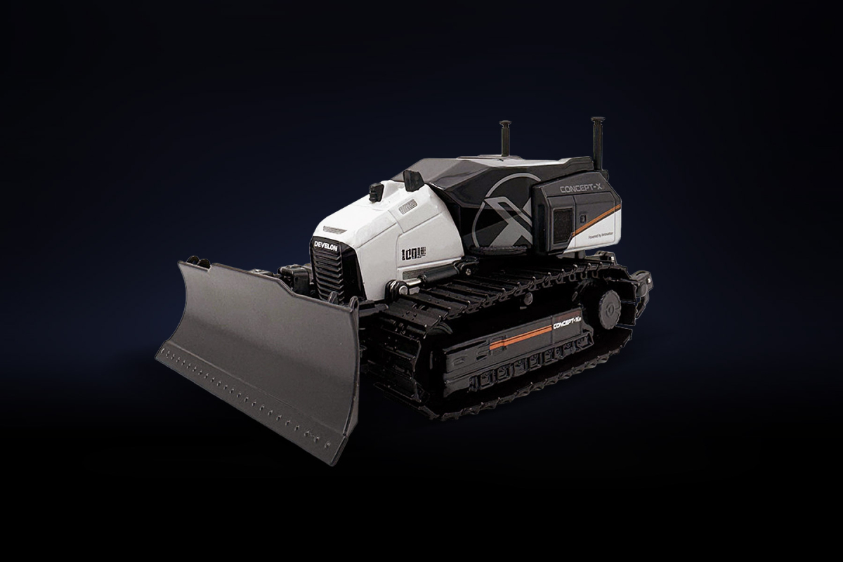 Develon Concept-X2 Dozer Modell von Imc Models 1:50