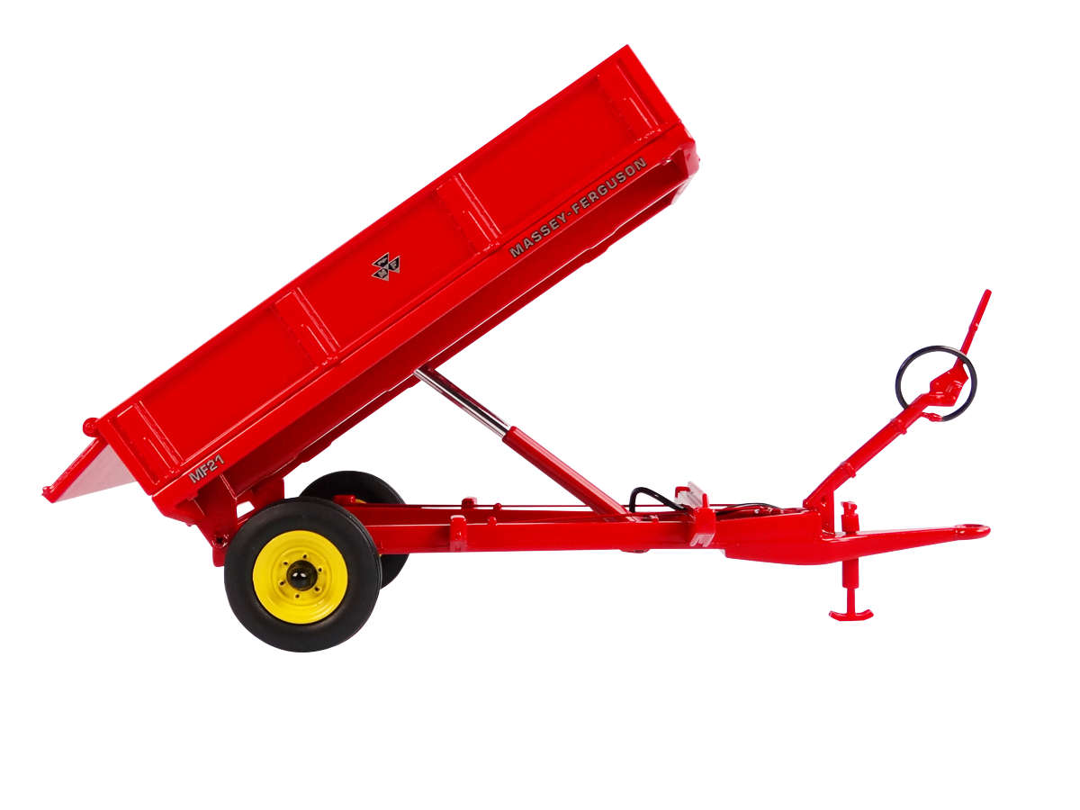 Massey Ferguson MF 21 - 3,5 Tonnen Hydraulik-Kippanhänger Modell von Universal Hobbies 1:32