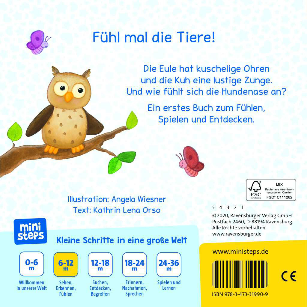 ministeps Hase Katze Kuh - Was fühlst du?