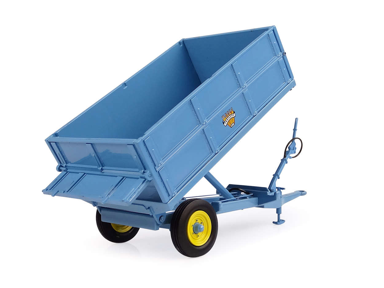 Weeks Hi-Side 3,5 Tonnen Hydraulik-Kippanhänger Modell von Universal Hobbies 1:32