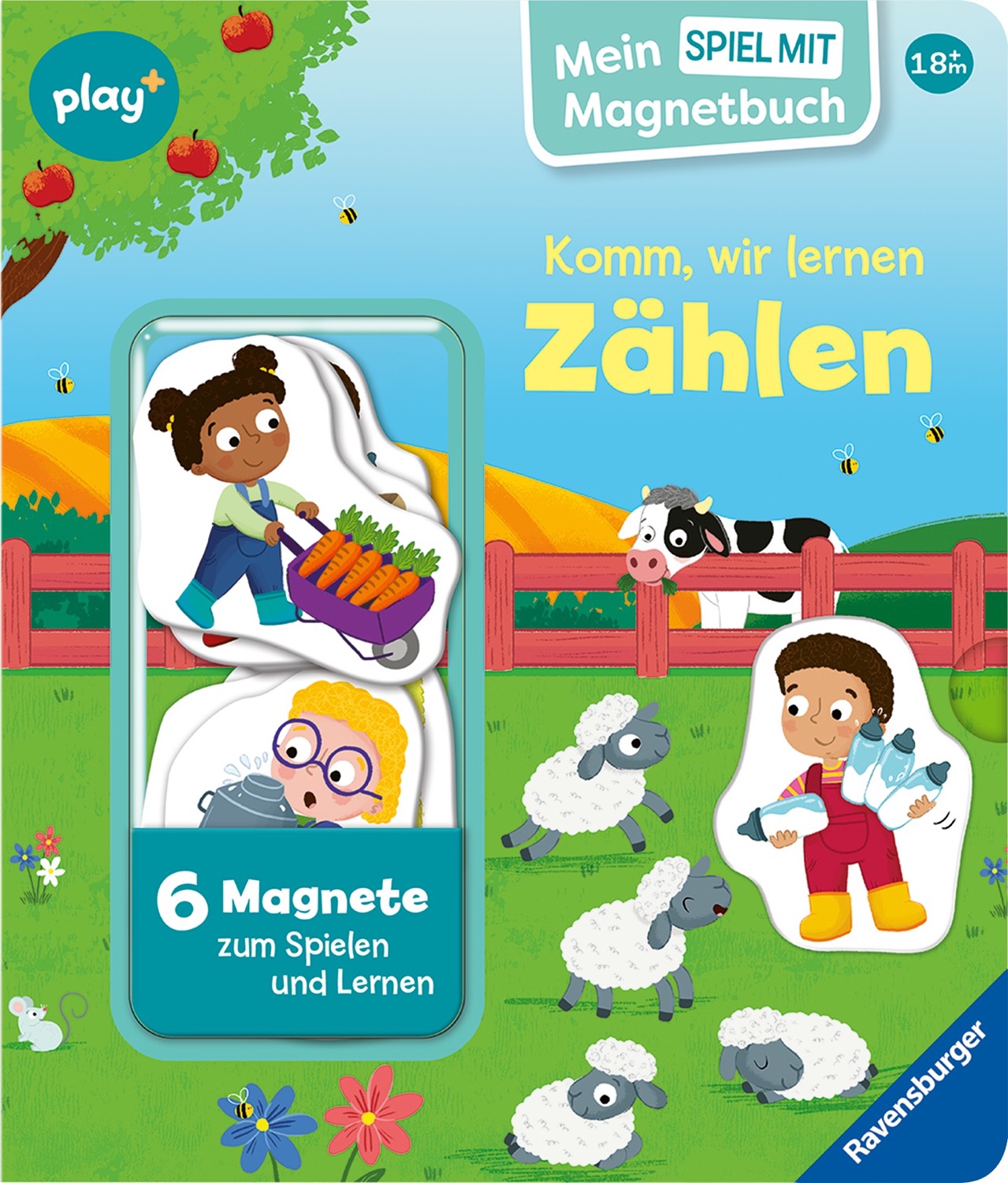 Play+Mein Spiel mit Magnetbuch Komm wir lernen Zählen