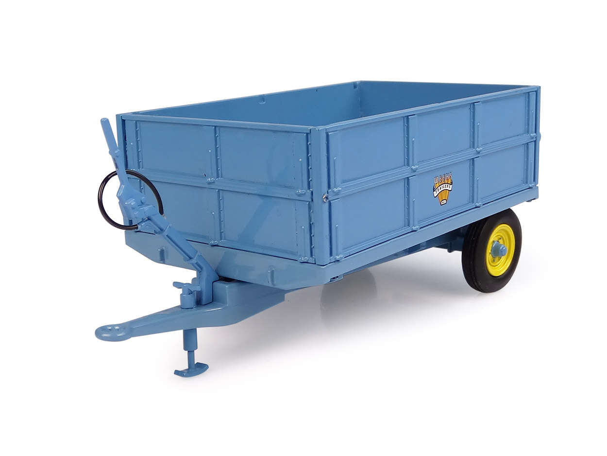 Weeks Hi-Side 3,5 Tonnen Hydraulik-Kippanhänger Modell von Universal Hobbies 1:32