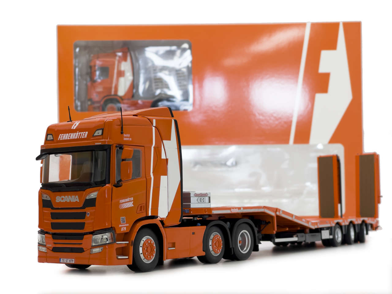 Scania 6x2 und Nooteboom Semi-Tieflader Set-1