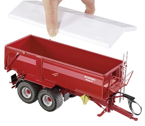 Krampe Big Body 650 S Hinter-Seitenkipper Modell von WIKING 1:32