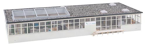 Werkstatt mit Inneneinrichtung Bausatz Modell von Gebr. Faller 1:87