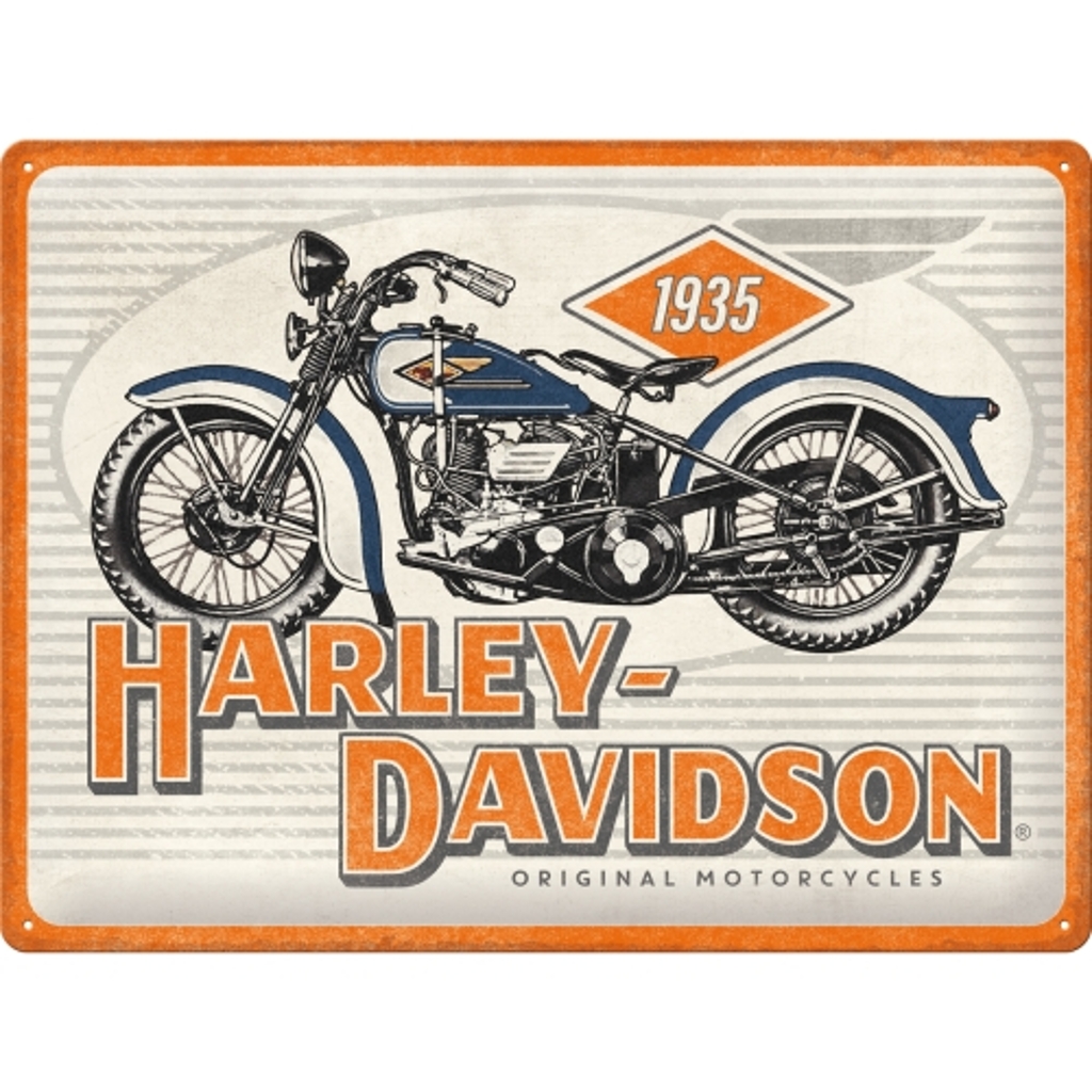 Blechschild Harley-Davidson - Motorcycles 1935-1