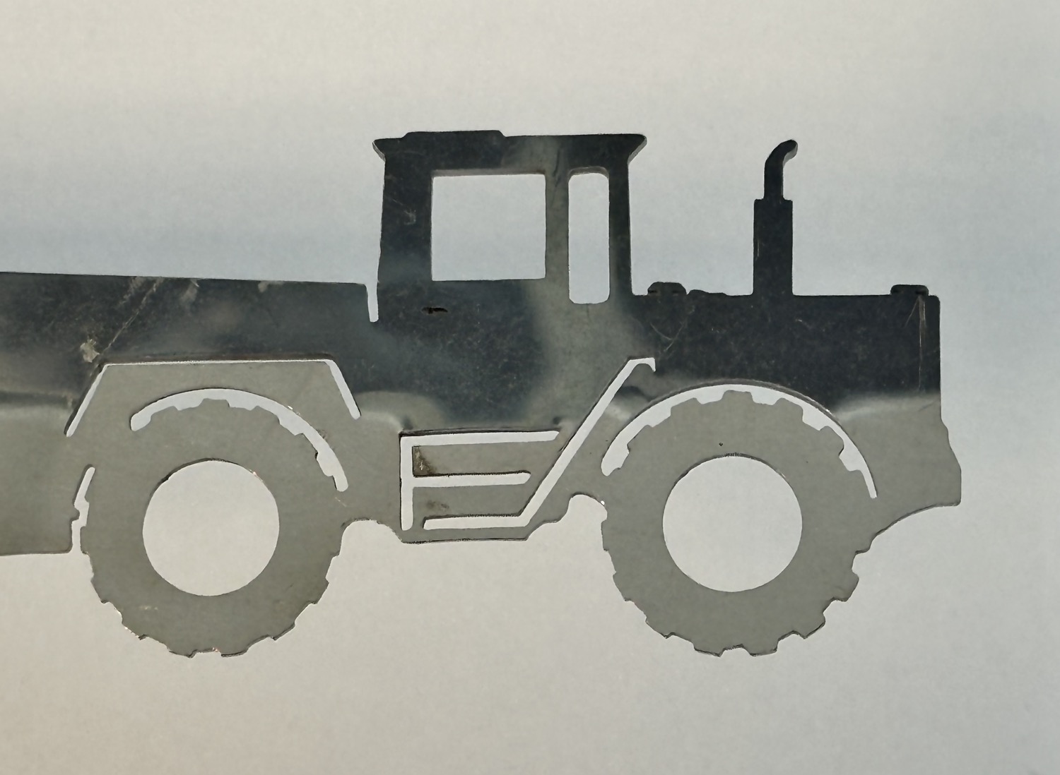 Grillzange Edelstahl lang Traktor Trac