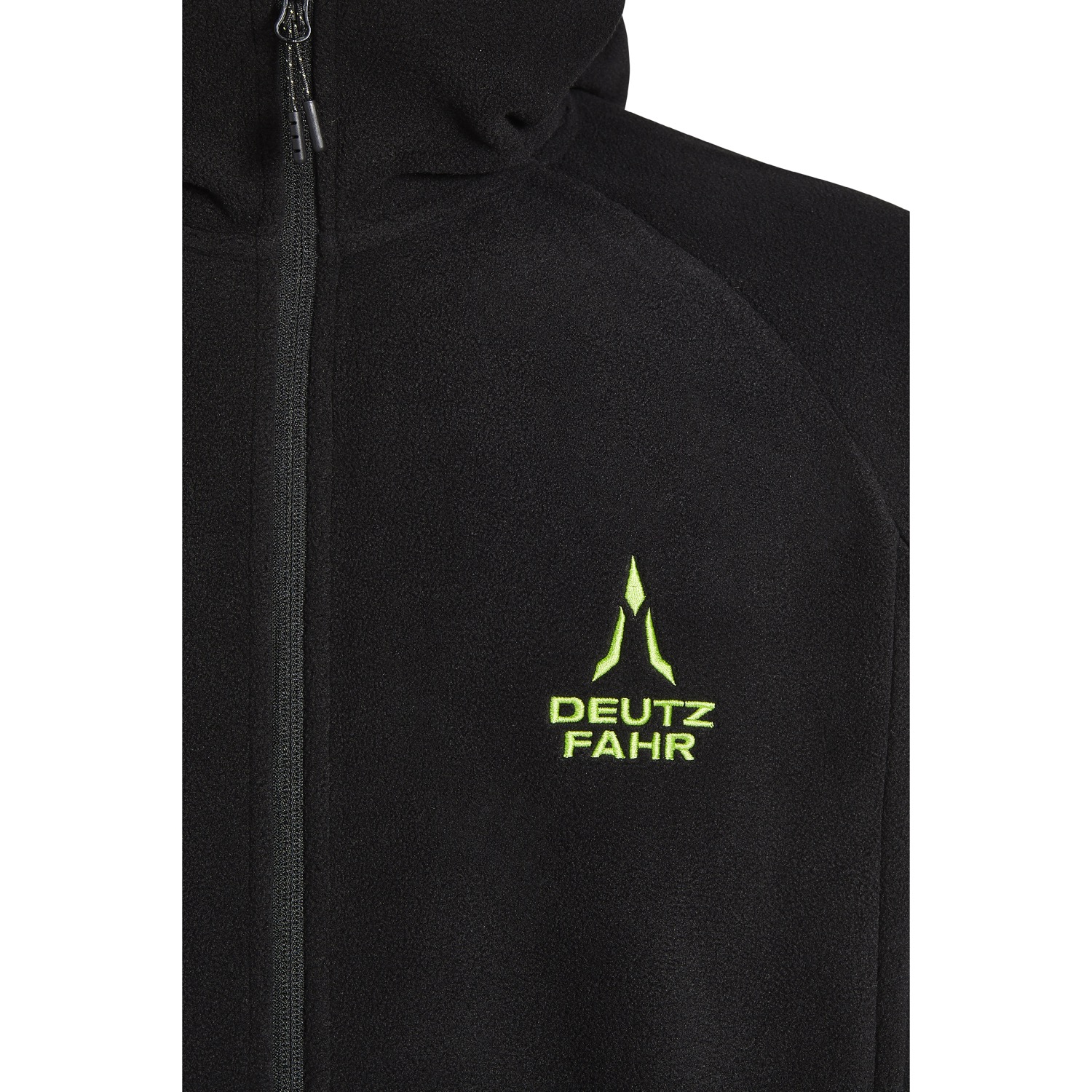 Deutz-Fahr Sweatjacke schwarz-grün Herren