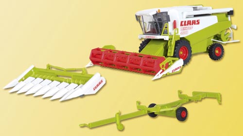 Claas Mähdrescher mit Schneidwerk und Maisgebiss (Bausatz) Modell von kibri 1:87