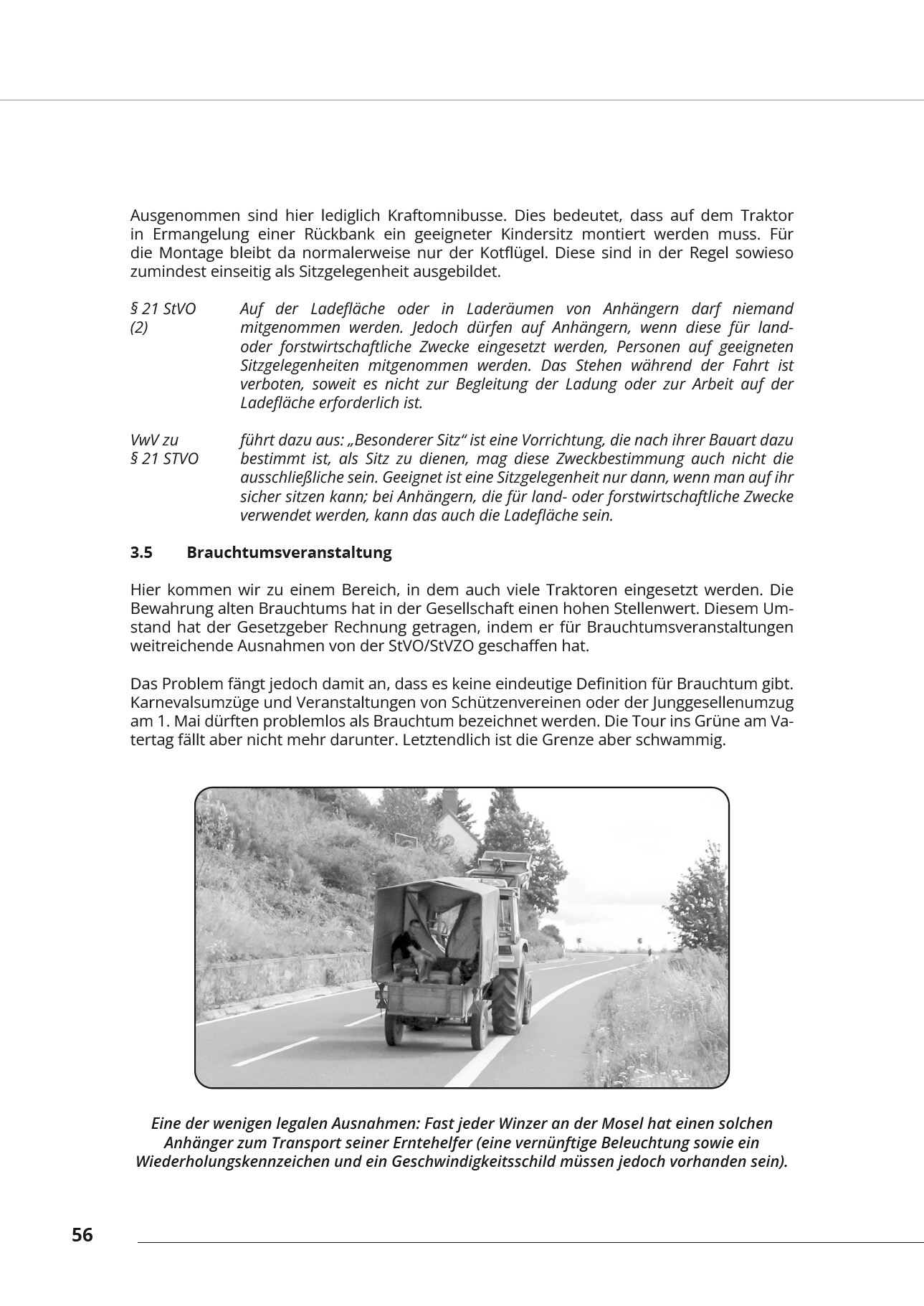 Alles was Recht ist - mit dem Trecker im Strassenverkehr