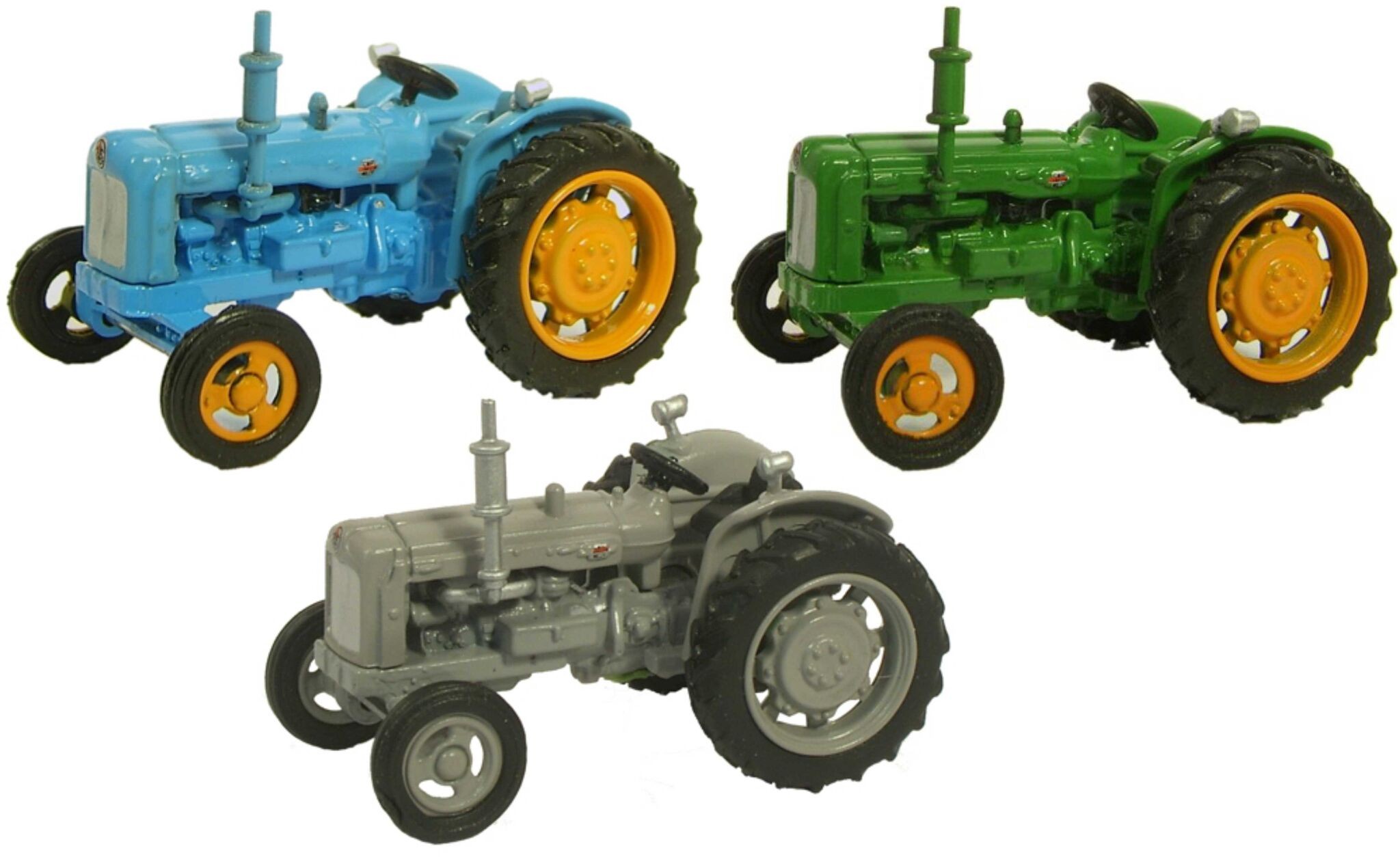 Fordson Traktoren-Set Modell von Oxford 1:76