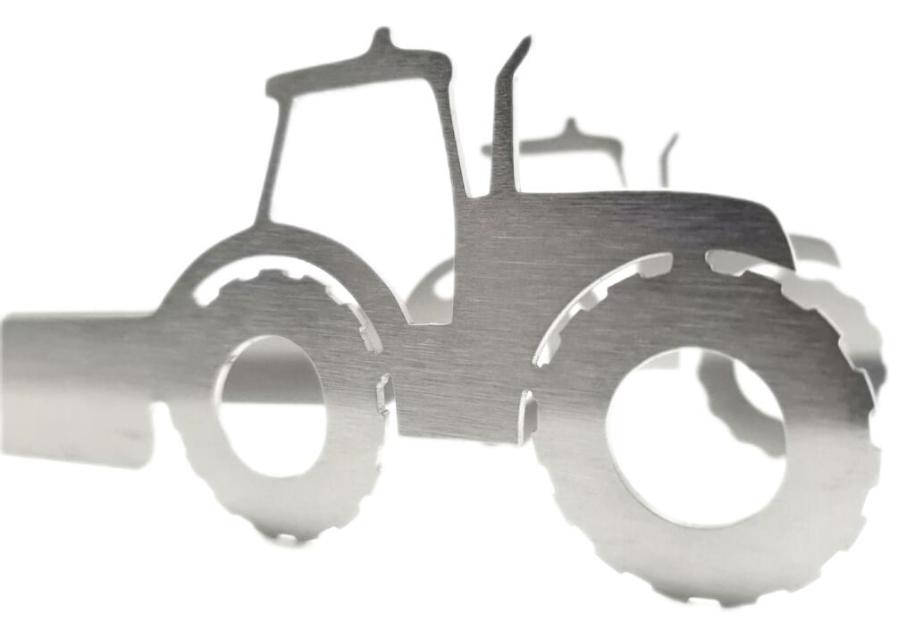 Grillzange Motiv Traktor