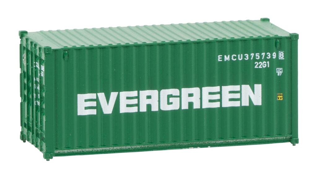 Container 20t Evergreen Bausatz-1