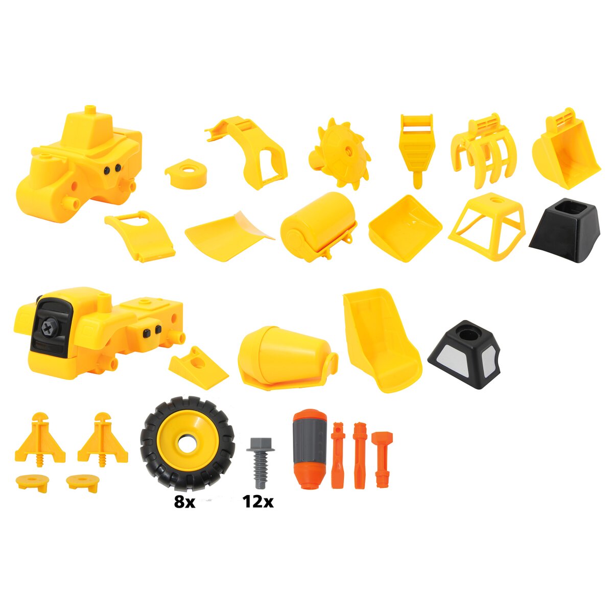 Baustellenfahrzeugset 9in2