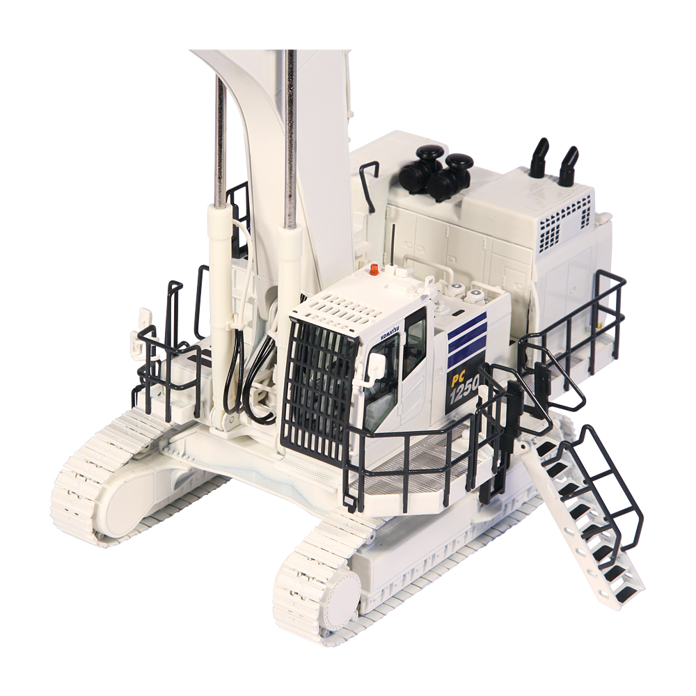 Komatsu PC1250 Bagger mit Lehnhoff Schnellwechsler Modell von NZG 1:50