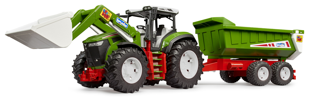 Roadmax Traktor mit Frontlader und Kippanhänger