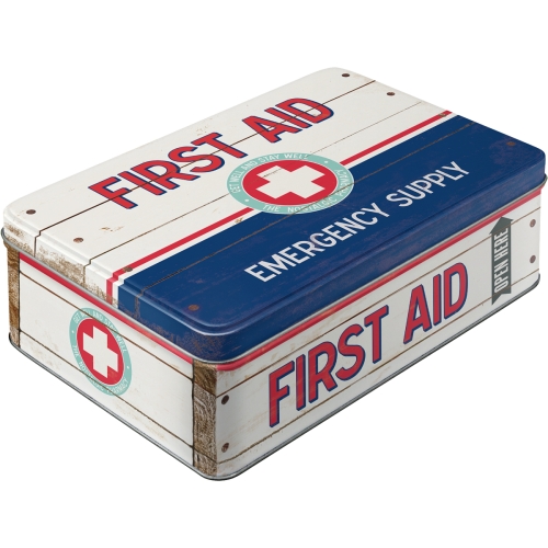 Vorratsdose flach First Aid-1
