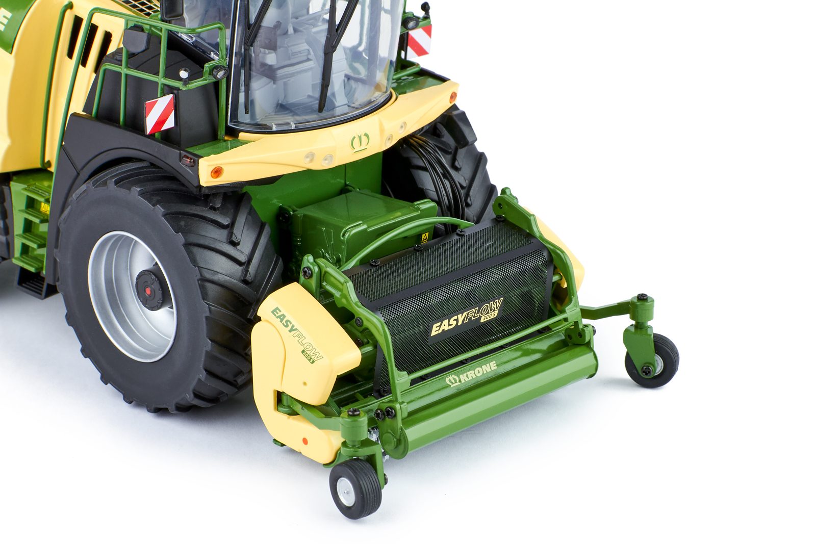 Krone BiG X 1180 mit Maisvorsatz und Pick-up Modell von ROS 1:32