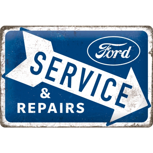Blechschild Ford - Service and Repair-1
