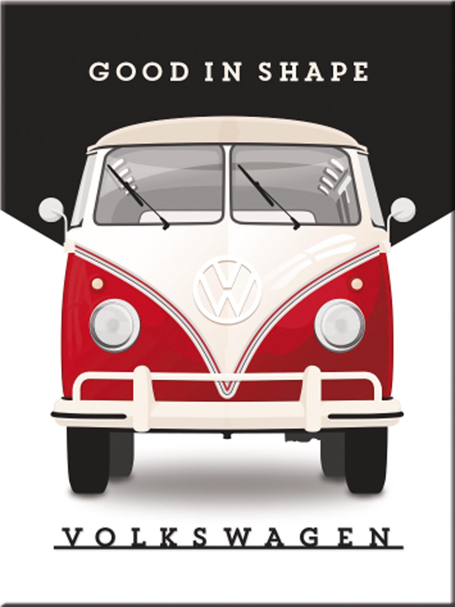 Magnet-Blechschild VW Good in Shape