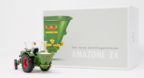 Deutz D60 05 - Fritzmeier Überrollbügel und Amazone ZA Limited Edition Modell von Universal Hobbies 1:32