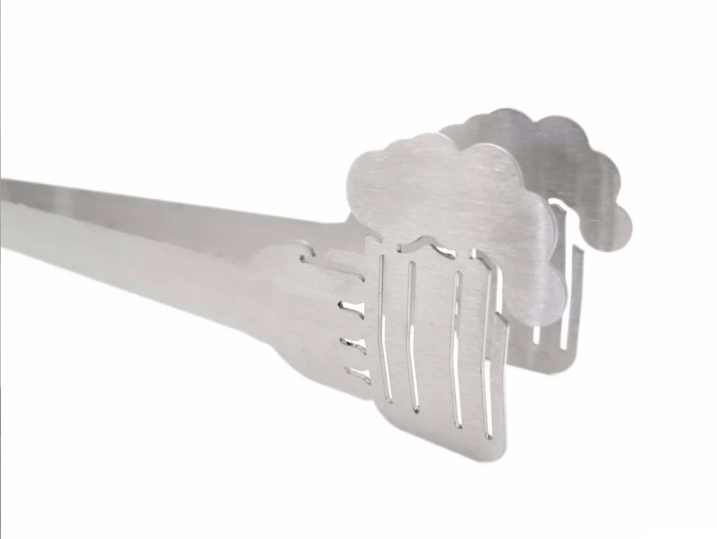 Grillzange Motiv Bierkrug