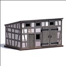 Verwittertes Nebengebäude Modell von Busch 1:87