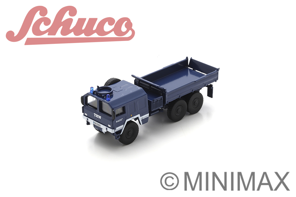 MAN 7t gl KAT I Lkw THW Modell von Schuco 1:87