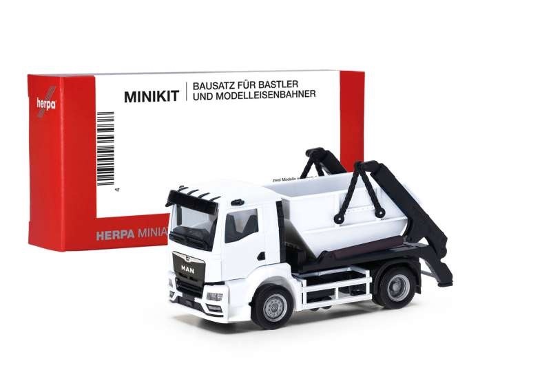 MiniKit MAN TGS NN Absetzkipper AK 12 Modell von herpa 1:87