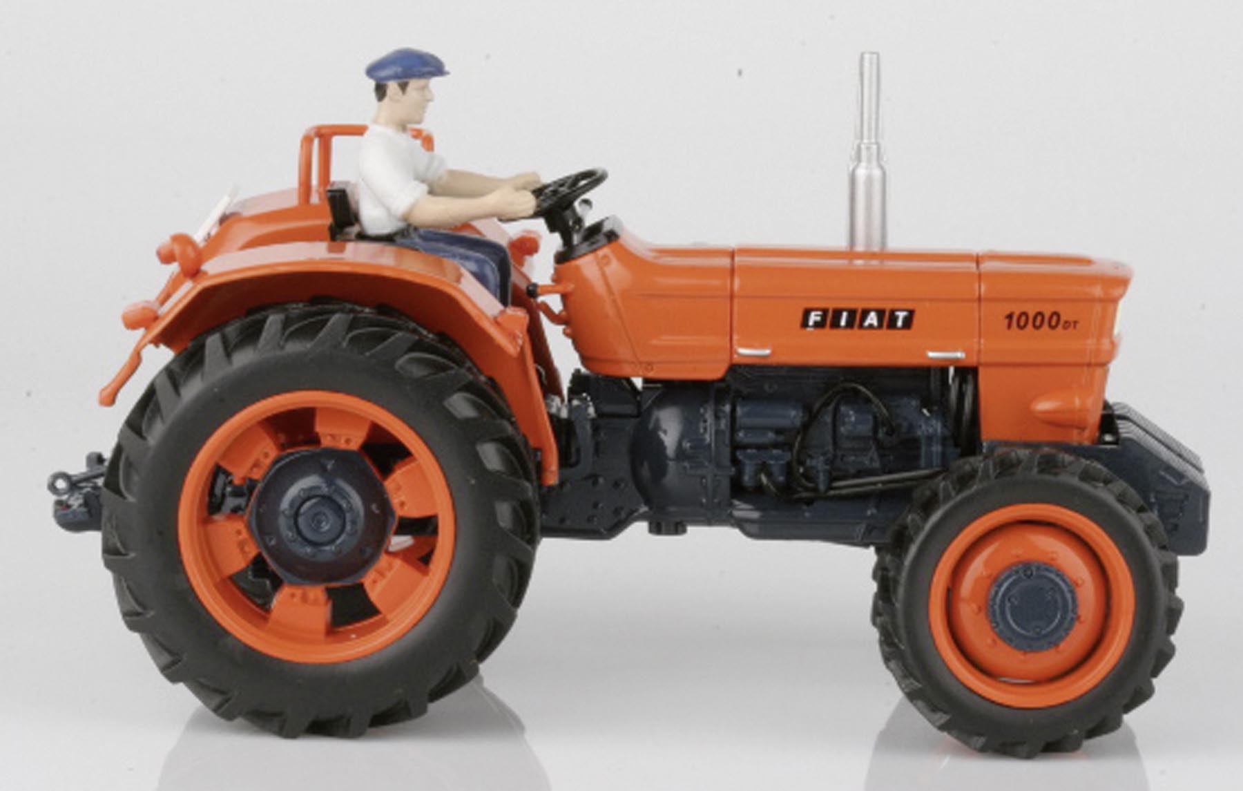 Fiat 1000 DT mit Fahrer Modell von Replicagri 1:32