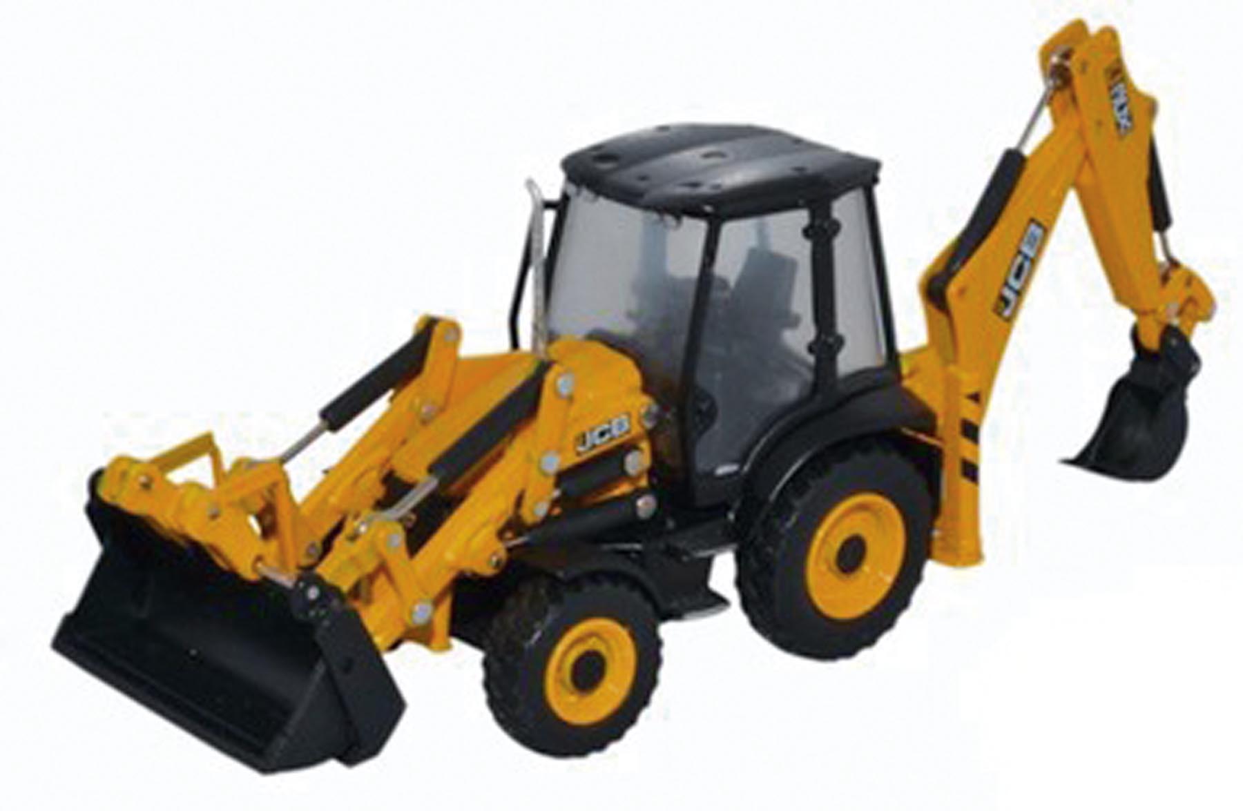 JCB 3CX ECO Baggerlader Modell von Oxford 1:76
