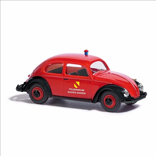 VW Käfer Brezel FW Baden-Baden Bj. 1952 rot  Modell von Busch 1:87