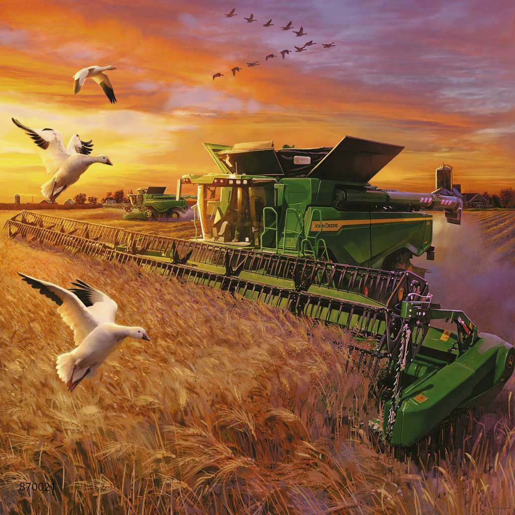 John Deere in Aktion Puzzle