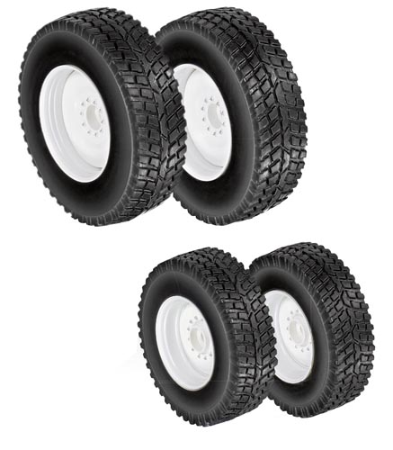 Rädersatz Kommunalbereifung für Valtra Baureihe T4 Modell von WIKING 1:32