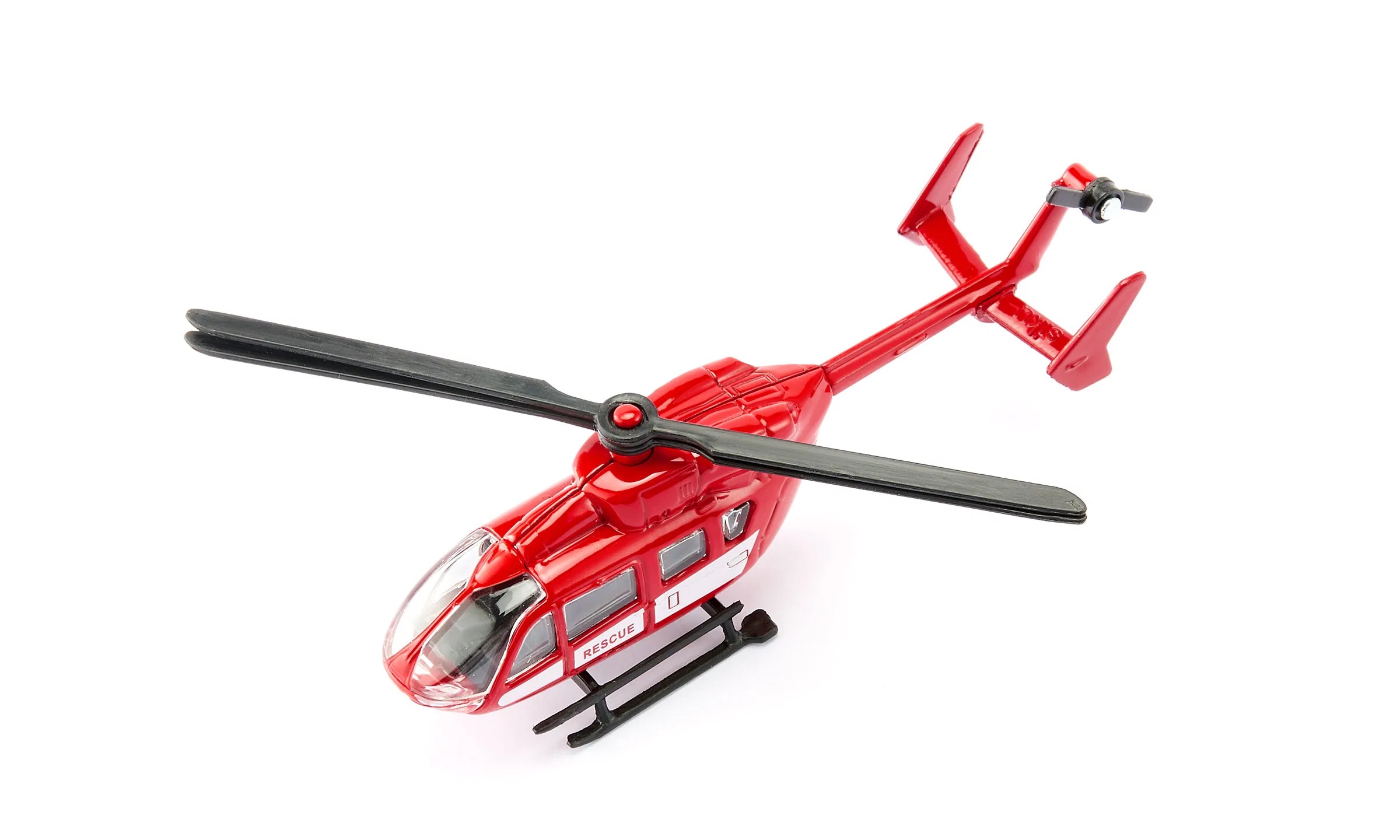 Mercedes-Benz Rettungswagen und Helikopter Modell von Siku 