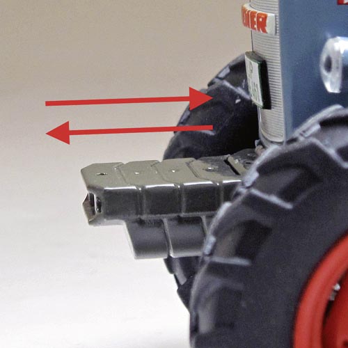 Eicher Wotan I (3018) mit Sicherheitsrahmen (1968-1972) Modell von Weise-Toys 1:32